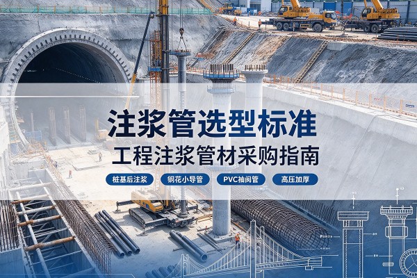 泸州注浆管选型标准