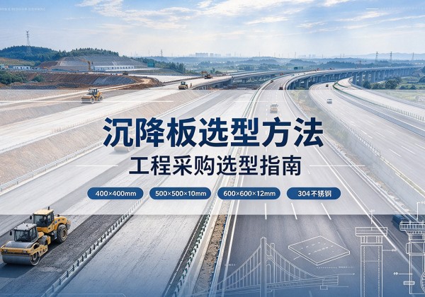 泸州沉降板选择方法